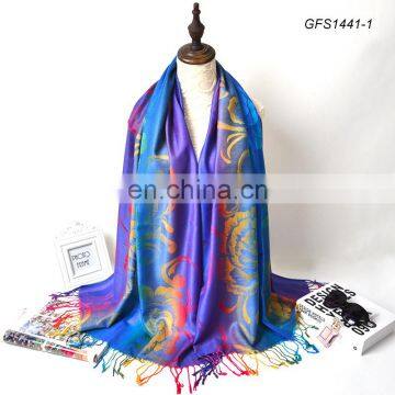 women fashion neck wear rainbow style scarf pattern