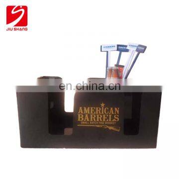 Cheap plastic bar napkin caddy with custom brand logo