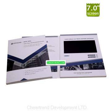 Europe Regional Feature and Artificial Style LCD Video Brochure