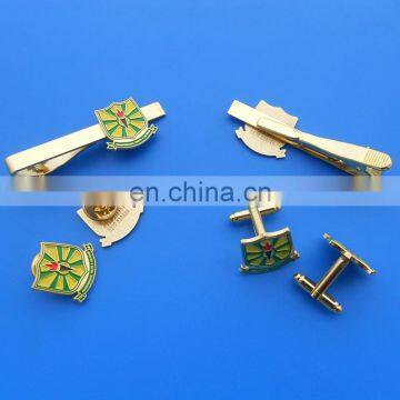 Ghana school gifts tie clip , badge,cufflinks/fashion mans tie clasp