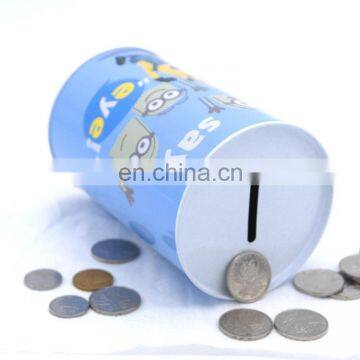 Custom Cylindrical Iron Coin Bank Tin Cans Wholesale photo-4