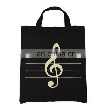 Music Element tote Bag & High notes Pattern Tote Shopping Bag