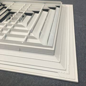 Best Selling Quality Air Conditioning Square Diffuser With Damper photo-5