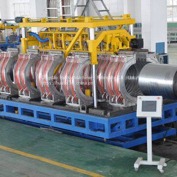 PE DWC Tube Extruder Corrugated Pipe Extrusion Line