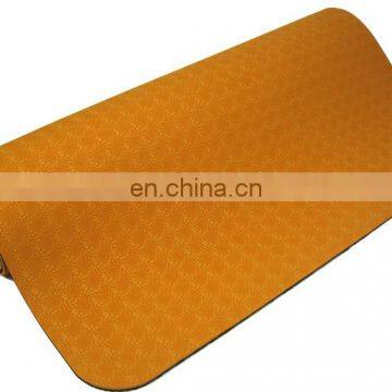 Custom Printing Non Slip TPE Black Yoga Mat photo-4