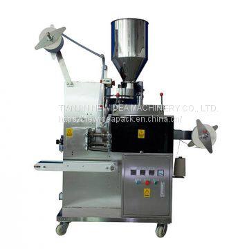 Filter paper bag with tag and string tea packing machine