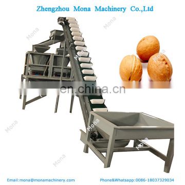 Industrial  walnut shelling machine / whole walnut kernel shell separator production line