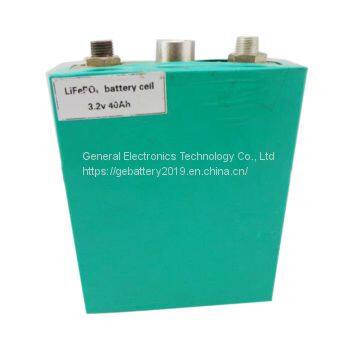 3.2V 40Ah LifePO4 lithium-ion Rechargeable Battery for vehicle