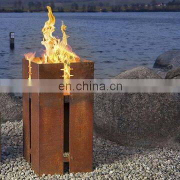 New Stype Corten Natural Gas Outdoor Metal Fire Pit