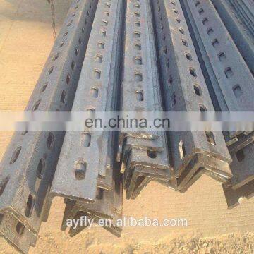 china product steel angle iron/bar with holes,tensile strength of steel angle bar