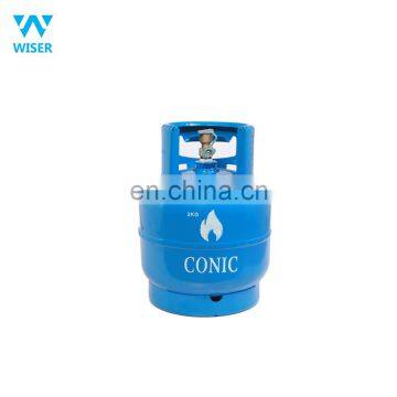 Disposal 3kg Welding Empty Gas Cylinder for Camping With CE