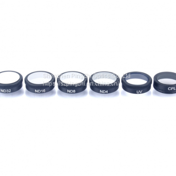 ND8/ND16/ND32 Attenuator Neutral Grey Density Filter for Xinjiang Royal UAV Filter