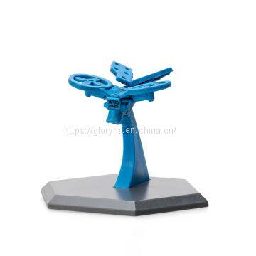 Custom Robot Action Figure With Hexagonal ABS Base photo-5