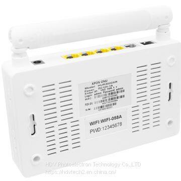 XPON Both Gpon and Epon ONU 1GE 3FE Phone for Family Gateway WIFI With 2 Antennas photo-2