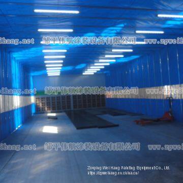 Telescopic Room Telescopic Spraying Room Mobile Polish Real Rail Type Spray Chamber photo-2