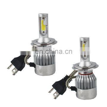 2PCS C6 H4 HB2 9003 54W 5200LM Car LED Headlight Bulb Set COB Chip 6000K White