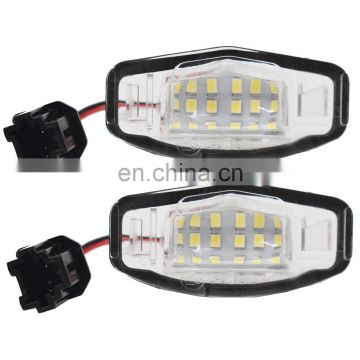 2PCS 18 LED License Plate Light Direct Fit For Acura TL TSX MDX Honda Civic Accord