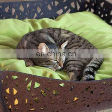 ECO Friendly Handmade Dog Cave House Dog Bed Felt Nest Pet Supplier photo-3