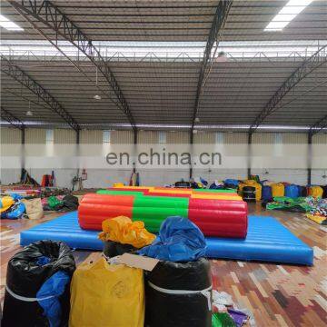 4 Lanes Different Colors Mobile Pop up Team Sports Inflatable Climbing Entrance Tunnels for Kids photo-5