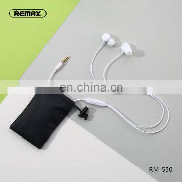 Remax Rm-550 Black And White Mobile Phone Universal Subwoofer Wired Music Earphone photo-5