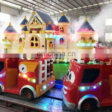 Theme Park Kids Love Electric Fire Fighting Train for Sale photo-6