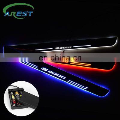 Carest 2PCS LED Door Sill For Honda S2000 (AP) 1999-2020 Door Scuff Plate Acrylic Car Welcome Light Accessories