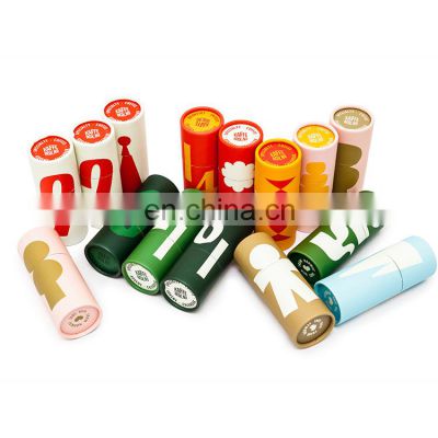 Bio Friendly Coffee Beans Packaging Customized Telescopic Paper Tube Food Grade Cylinder Tube Packaging