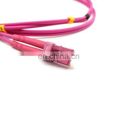 ftth 5meter lc-lc  OM4  Duplex dx  2mm fiber optic patchcord/jumper/assembly