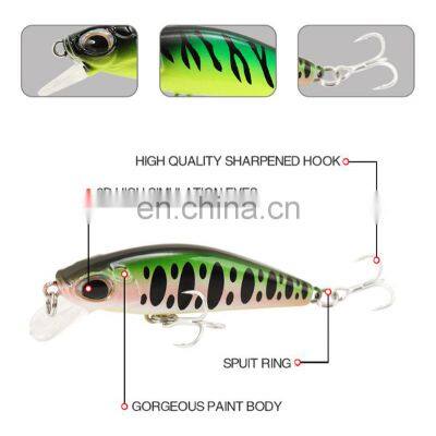Amazon 55mm 6.5g Bass Lures Brand New Fishing Lure Baits Minnow Baits Plastic Trembling Sinking Lures Fishing Equipment photo-3