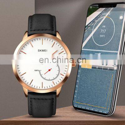 SKMEI 1510 Watches Collection Connected Wrist Watch Leather Smart Quartz Watch