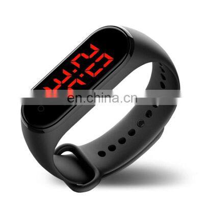 cheap temperature measuring bracelet skmei A17 smart watch digital temperature watch led wrist watch