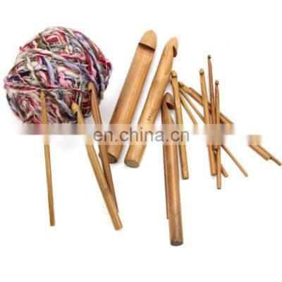 High Quality Home Knitting Tools Accessories Handle Hook Bamboo Crochet Hook photo-4