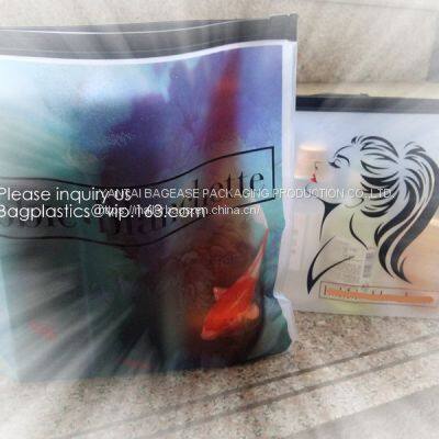 Modern Fashion Travel Portable Transparent PVC Customized Logo Cosmetic Pouch,PVC Cosmetic Pouch With Red Zipper