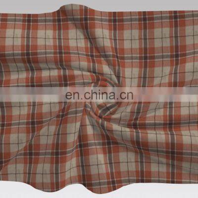 2022 Popular Yarn Dyed Beige Check Crepe Design photo-3