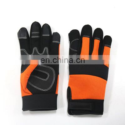 Hot sale quality fashion design construction safety protection gloves cut resistant durable mechanical work gloves