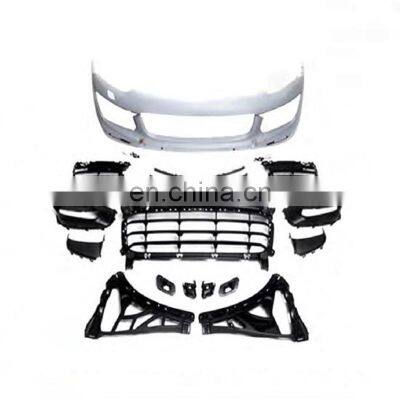 White Bumper Side Skirt Front Grille Rear Part Car Assembly For Porsche Cayenne Turbo GTS 2014+