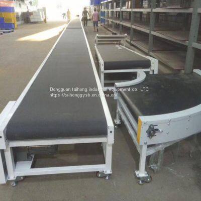 Factory conveyor belt conveyor Logistics express conveying equipment Product sorting and transportation line E-commerce automatic assembly line