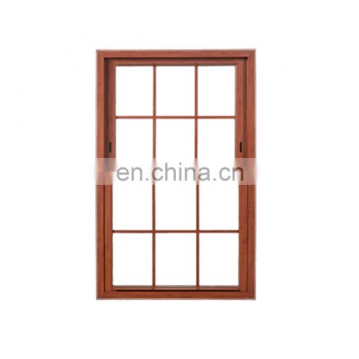 UPVC Vertical Sliding Single Hung Glass Windows color glass window netting window pvc