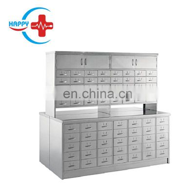 HC-M081 Factory Price Medical stainless steel pharmacy cupboard Hospital medicine cabinet