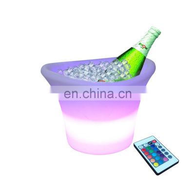 Beer Ice Bucket Cocktail Beer Holder LED Ice Bucket Remote Control Ice Bucket & Chiller