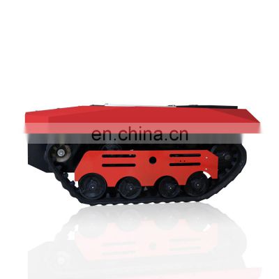 Unmanned Robot Rubber Tracked Crawler Robot Platform Chassis