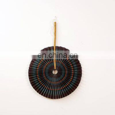 Collection Of Handwoven Bamboo Fan Wall Hanging Set Custom Color High Quality Cheap Wholesale Vietnam Manufacturer photo-5