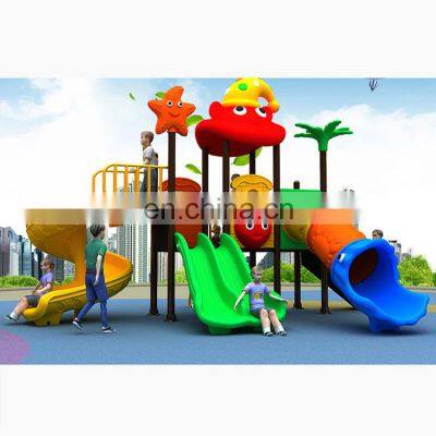 Hot sale simple exercise plastic slide kids playground equipment outdoor