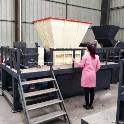 2000 - 60000 kg/h scrap metal crusher industrial cardboard double shaft shredder/waste wood pallet double shaft shredder