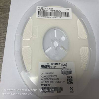 General Type MLCCs 0805 NPO 3.5PF 50V ±0.25PF 0805N3R5C500CT