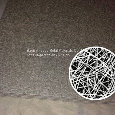 Sintered Nickel Fiber Paper Nickel Felt For GDL photo-3