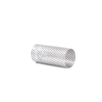Stainless Steel Strainer Perforated Pipe Rolled Sheet Welded Tube Filter Perforated Strainer photo-3