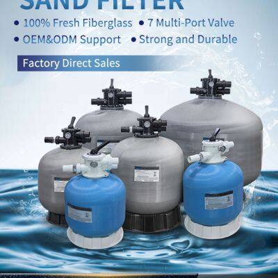 Pikes Top Mount Sand Filter Brand New Fiberglass OEM/ODM Uv-resistant Surfaced Swimming Pool Sand Filter photo-2