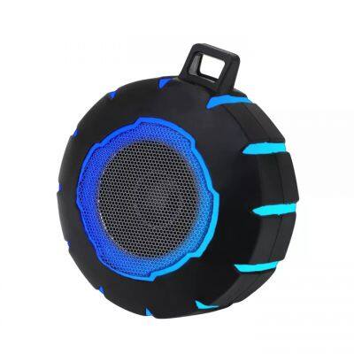 speakers with led light music player subwoofer waterproof mini shower led speaker