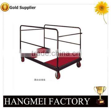 Foldable hand platform truck trolley